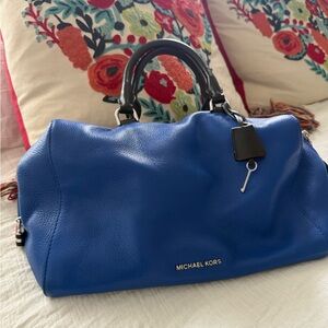 Blue Michael Kors purse